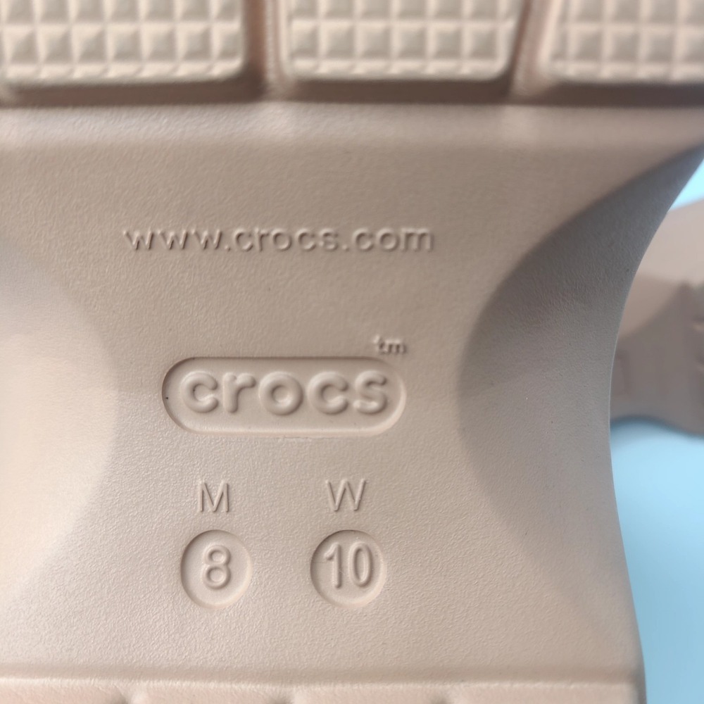 Crocs Stomp Faux Fur Lined Platform Boots Cork Women's 10 Chunky Unisex - Picture 9 of 9